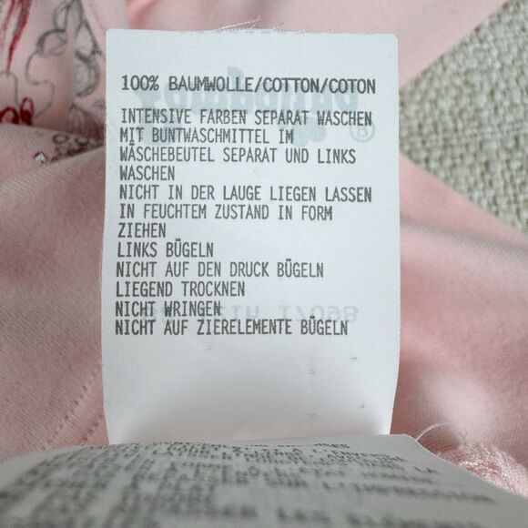 Pampolina Girls Top Size 4T Pink Long Sleeve Graphic Emboidered Sequin Shirt - Picture 14 of 15